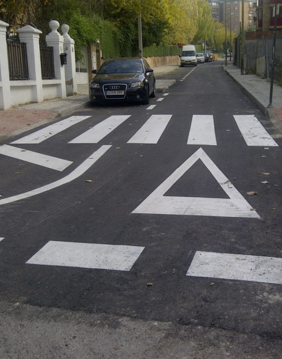 Senyalitzacio horitzontal barcelona